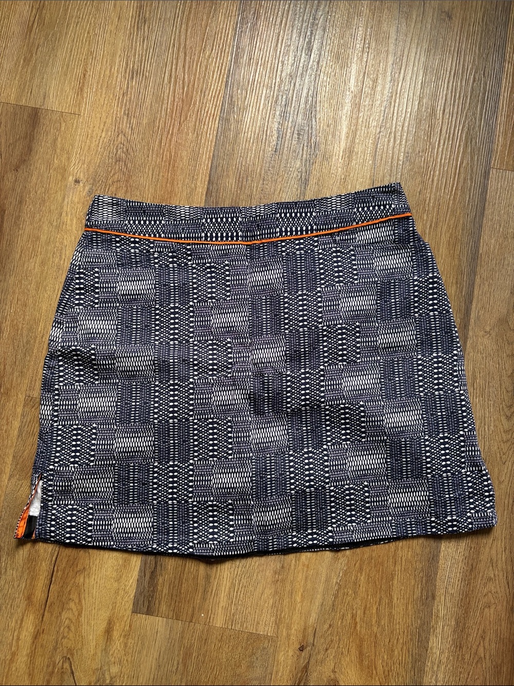 Lady Hagen navy blue & white golf skort Sz 8 (b7)